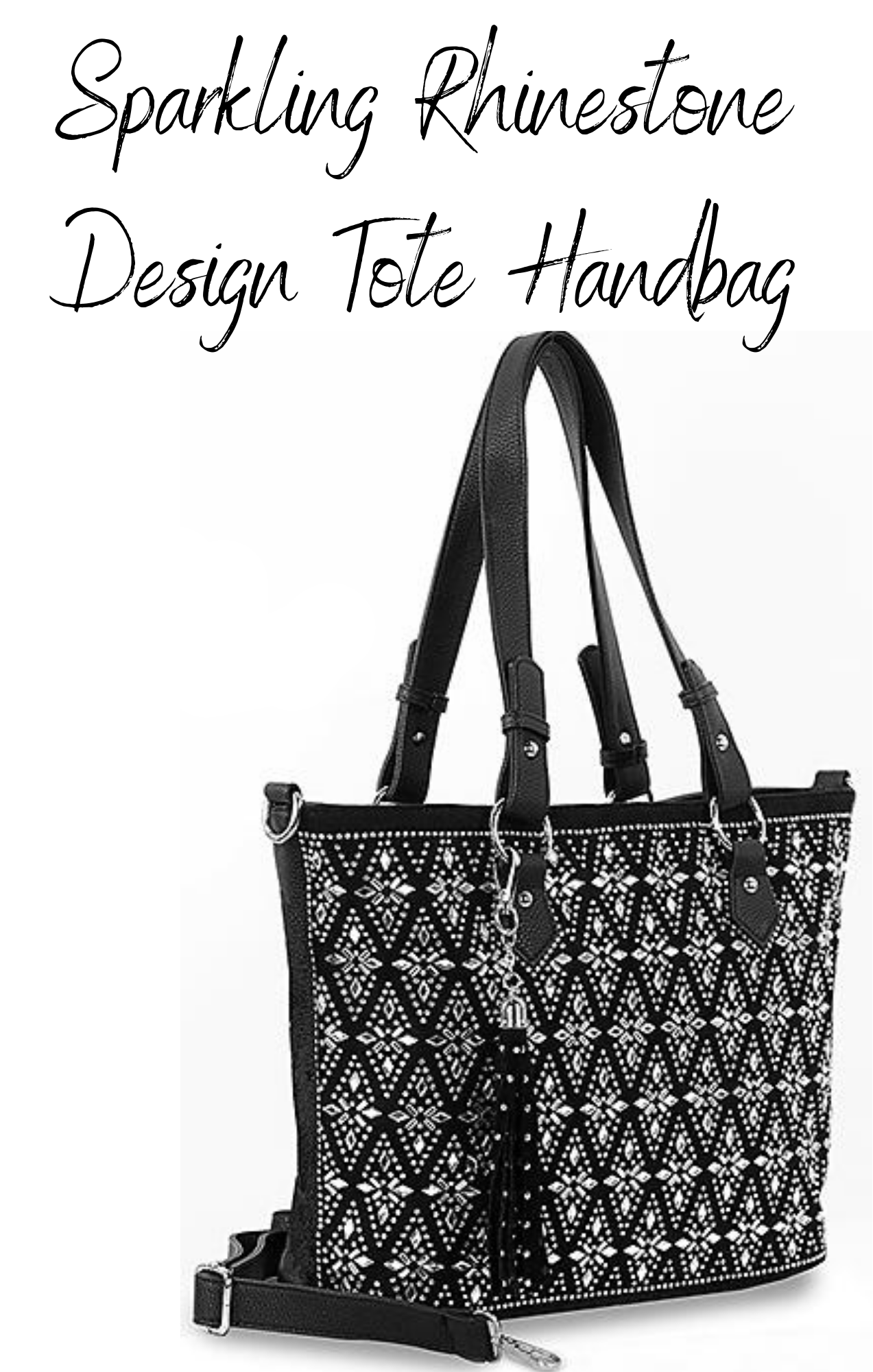 Black Rhinestone Handbags