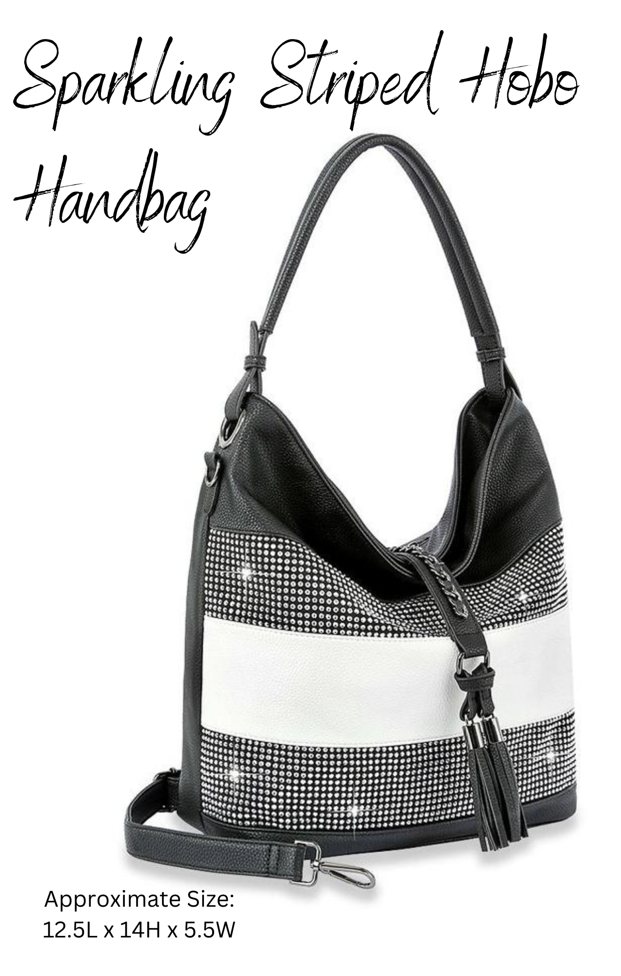 Black Rhinestone Handbags