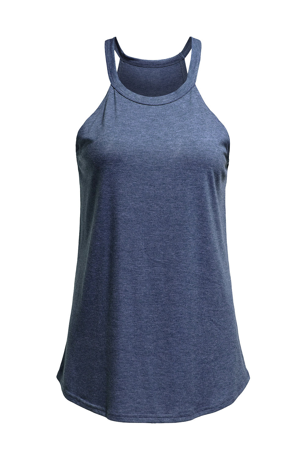Smokey Blue Crew Tank Top