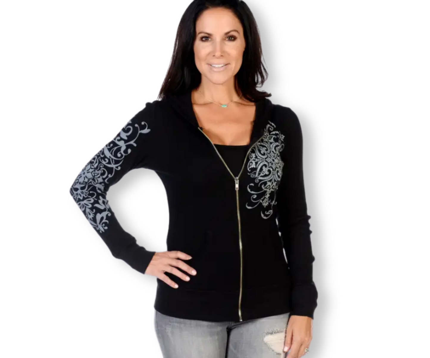 Crystal Filigree Hoodie-Liberty Ware