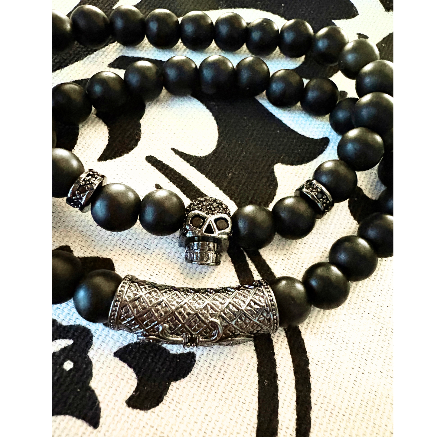 Black Micro Inlay Bracelet