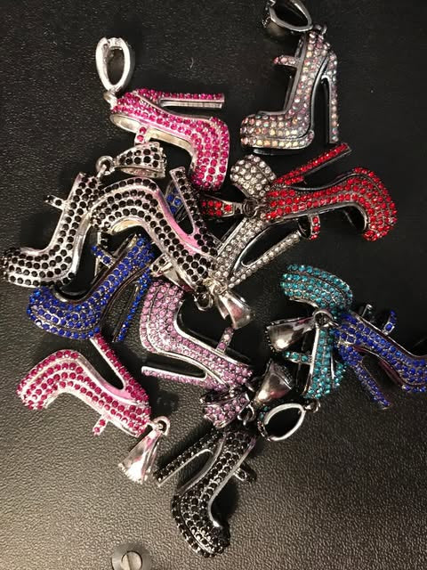 Crystal Stiletto Pendant