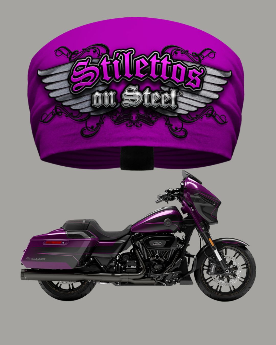 Knotty Band Wrap-Steel Wings