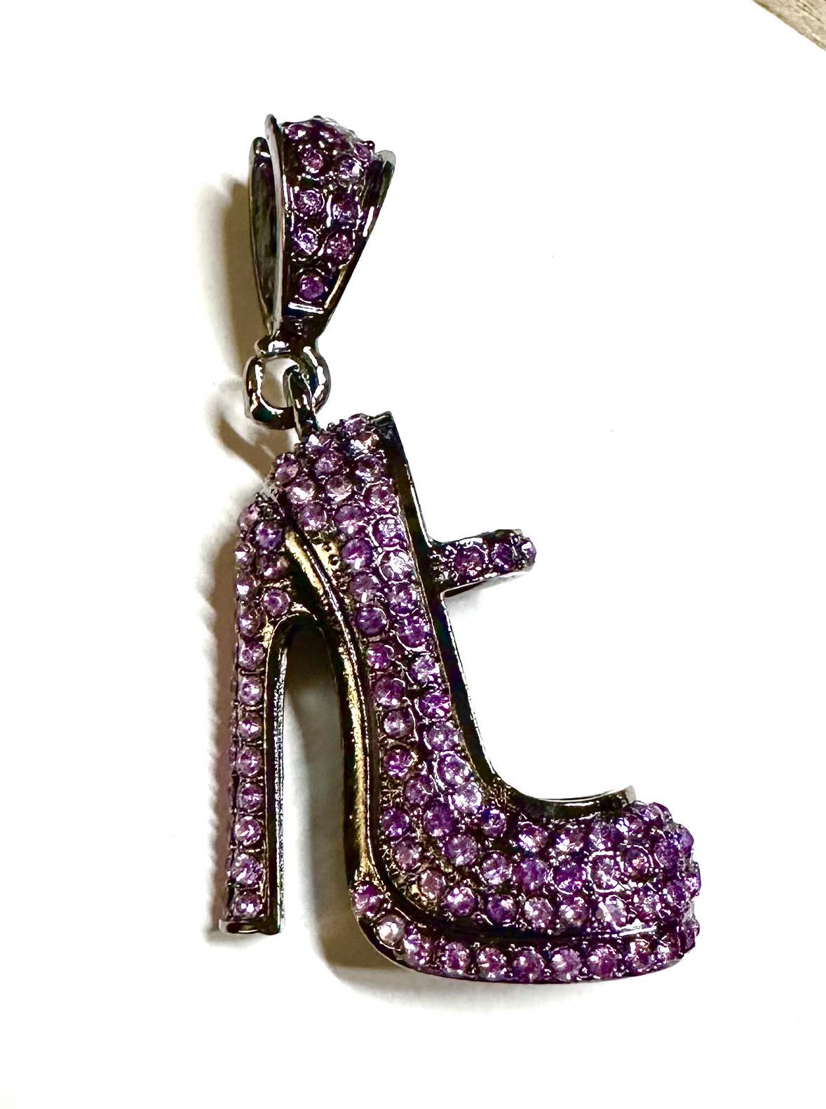 Crystal Stiletto Pendant