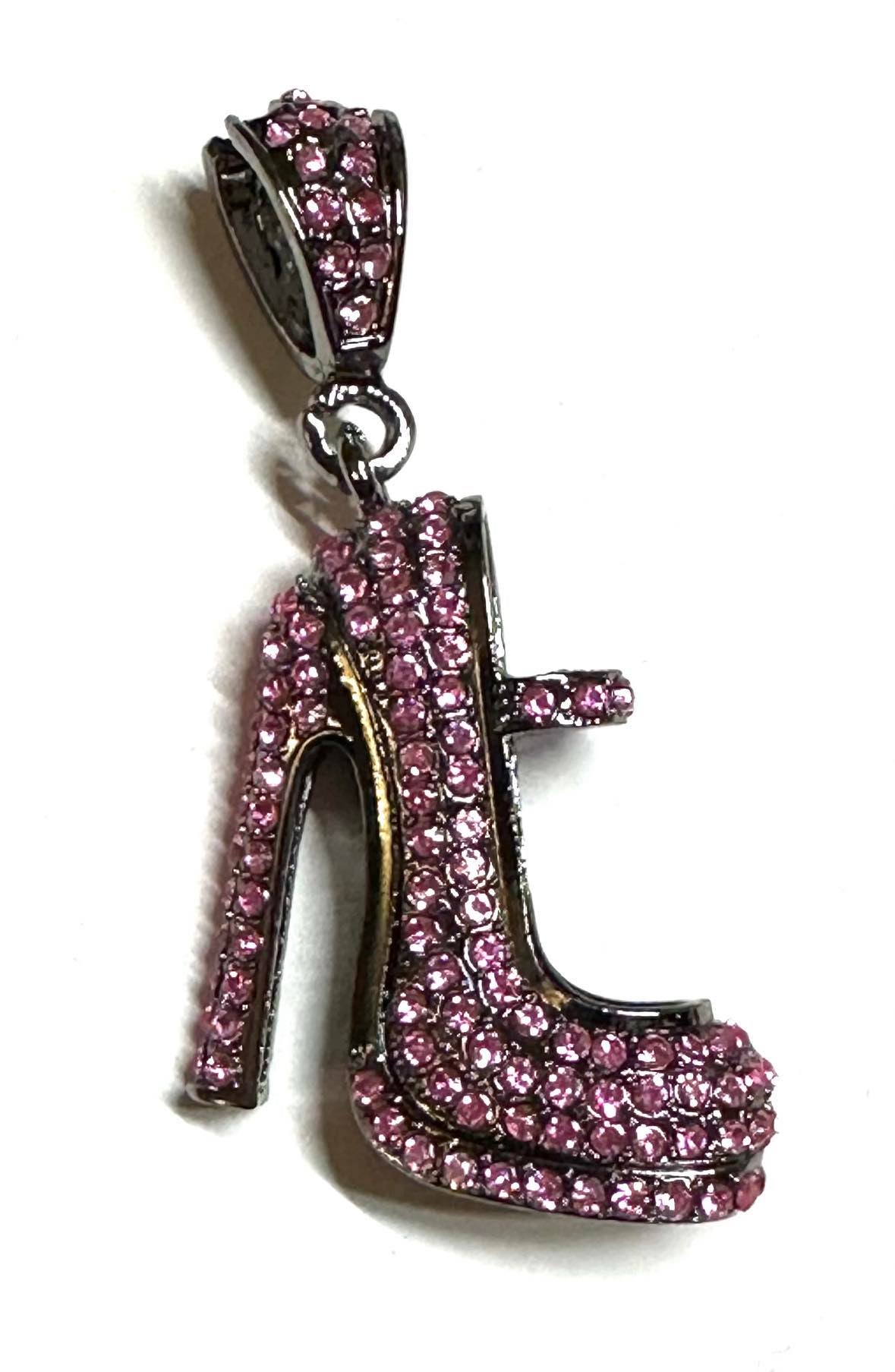 Crystal Stiletto Pendant