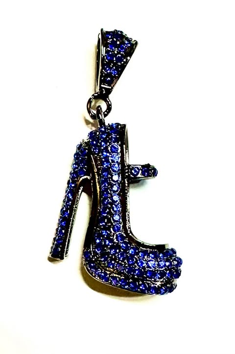 Crystal Stiletto Pendant