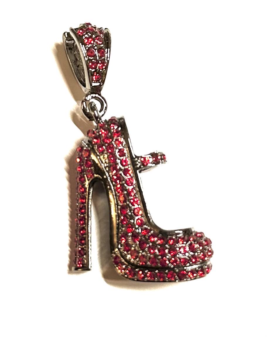 Crystal Stiletto Pendant