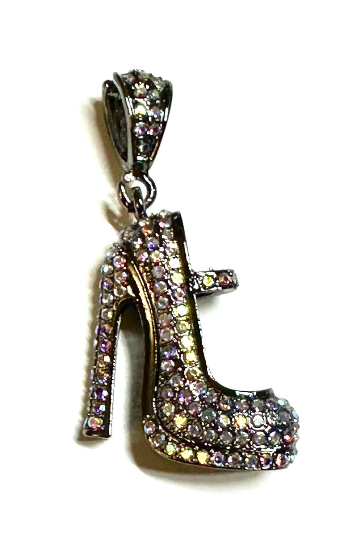 Crystal Stiletto Pendant
