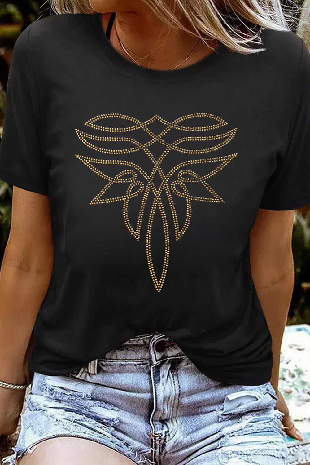 Rhinestone Western T-Shirt