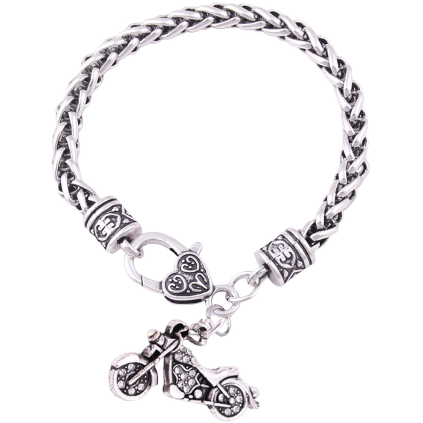 Crystalline Motorcycle Bracelet