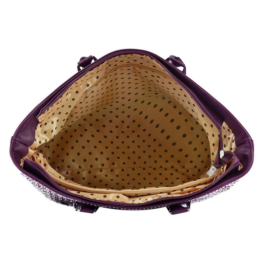 Dazzling Rhinestone Shopper Style Tote