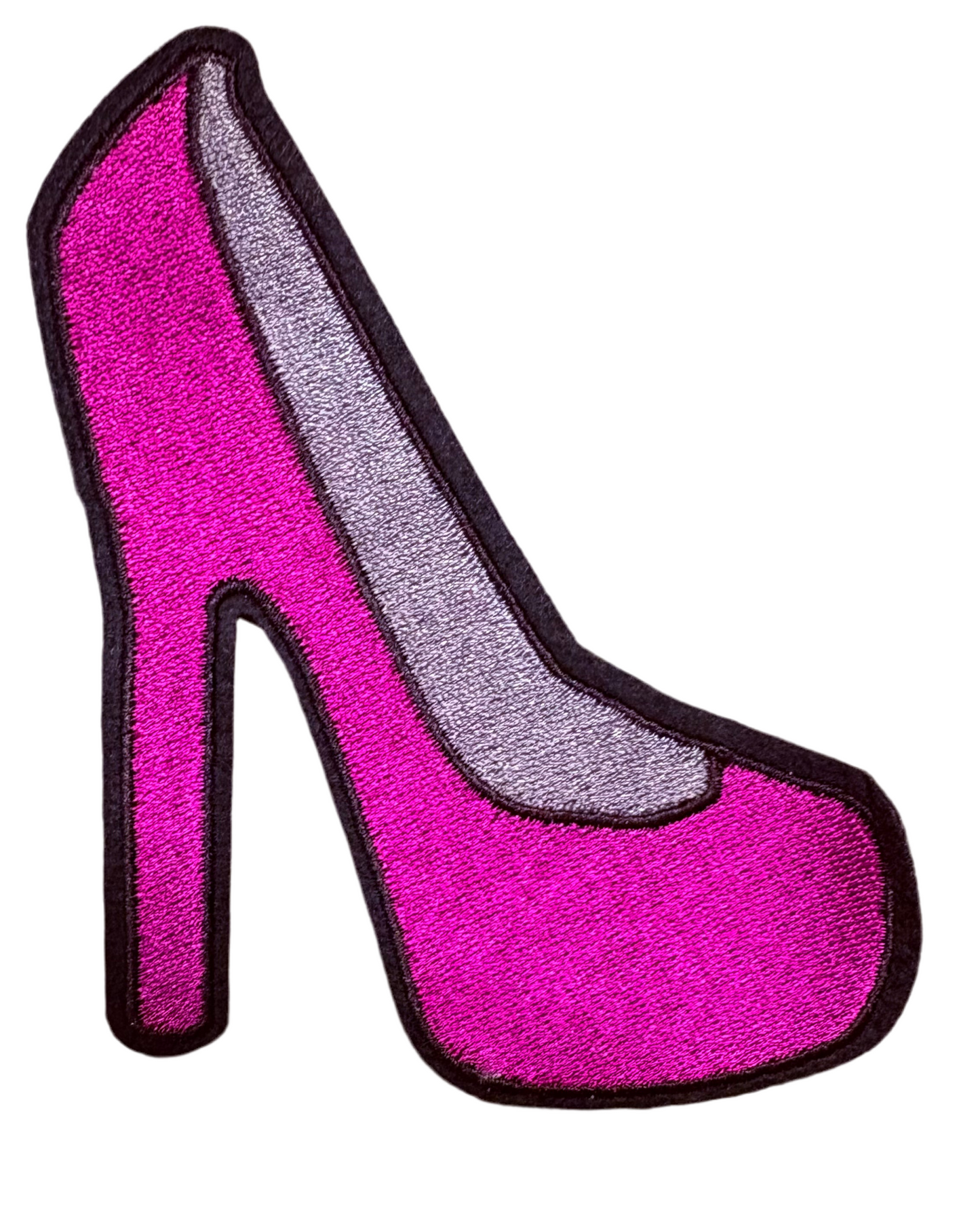 Embroidered High Heel Patches