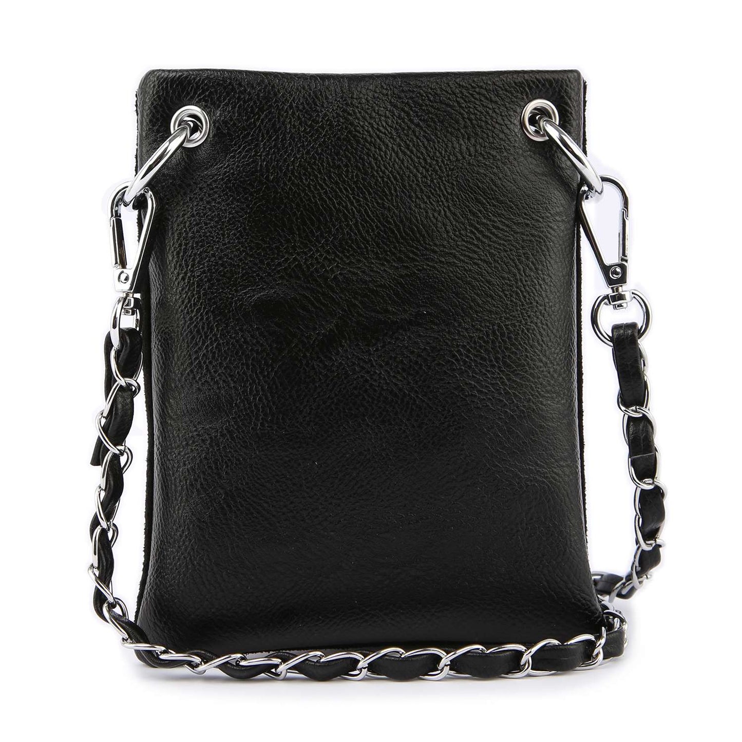 Rhinetone Spider Web Design Petite Crossbody Sling