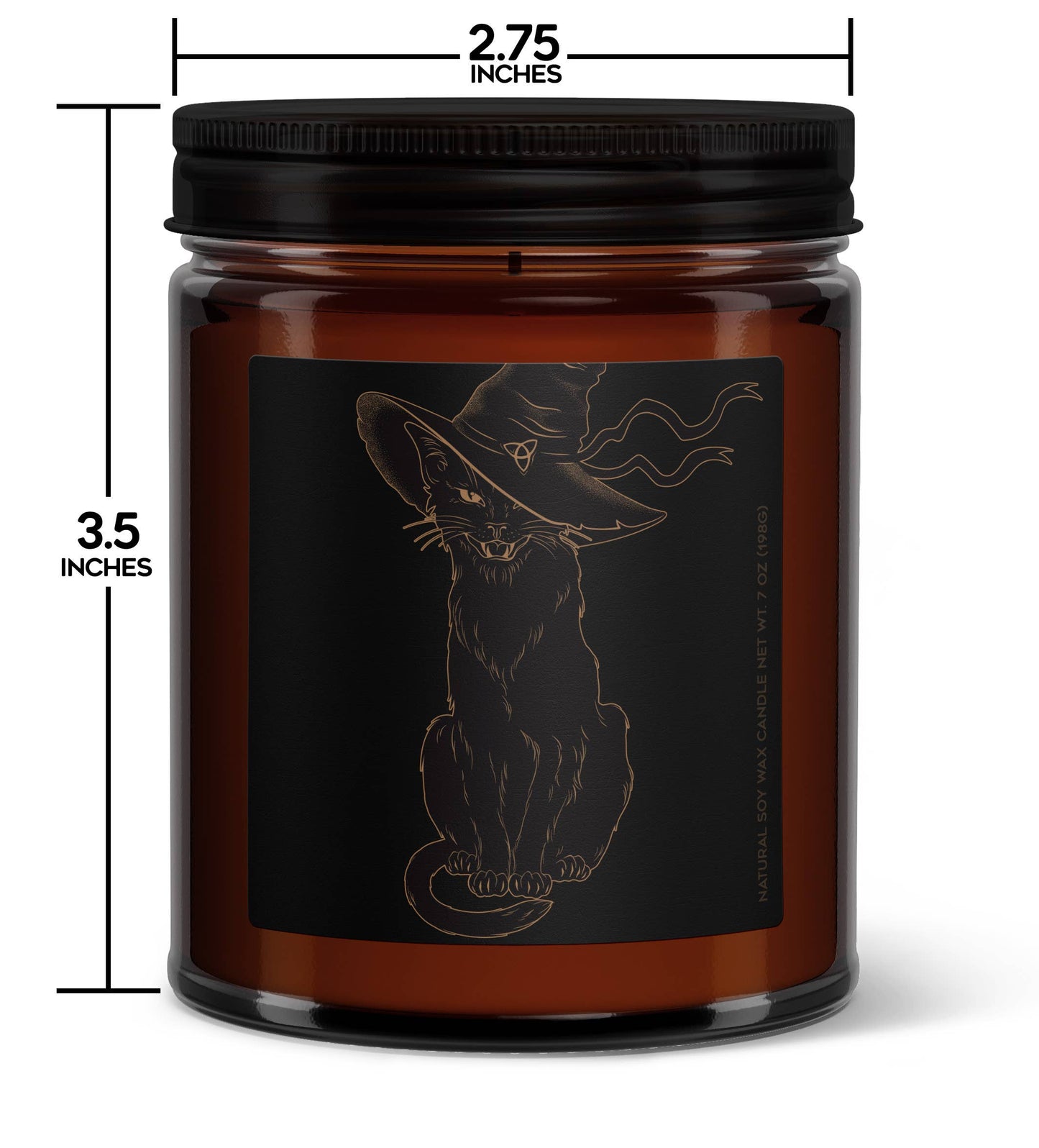 Black Cat Candle