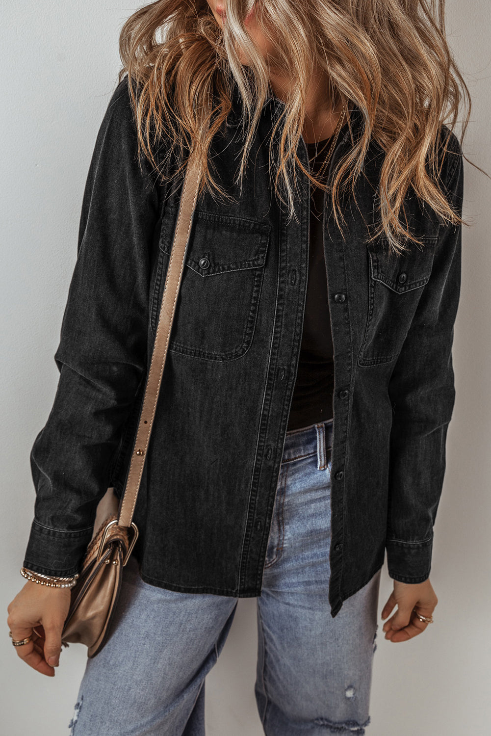 Black Jean Jacket