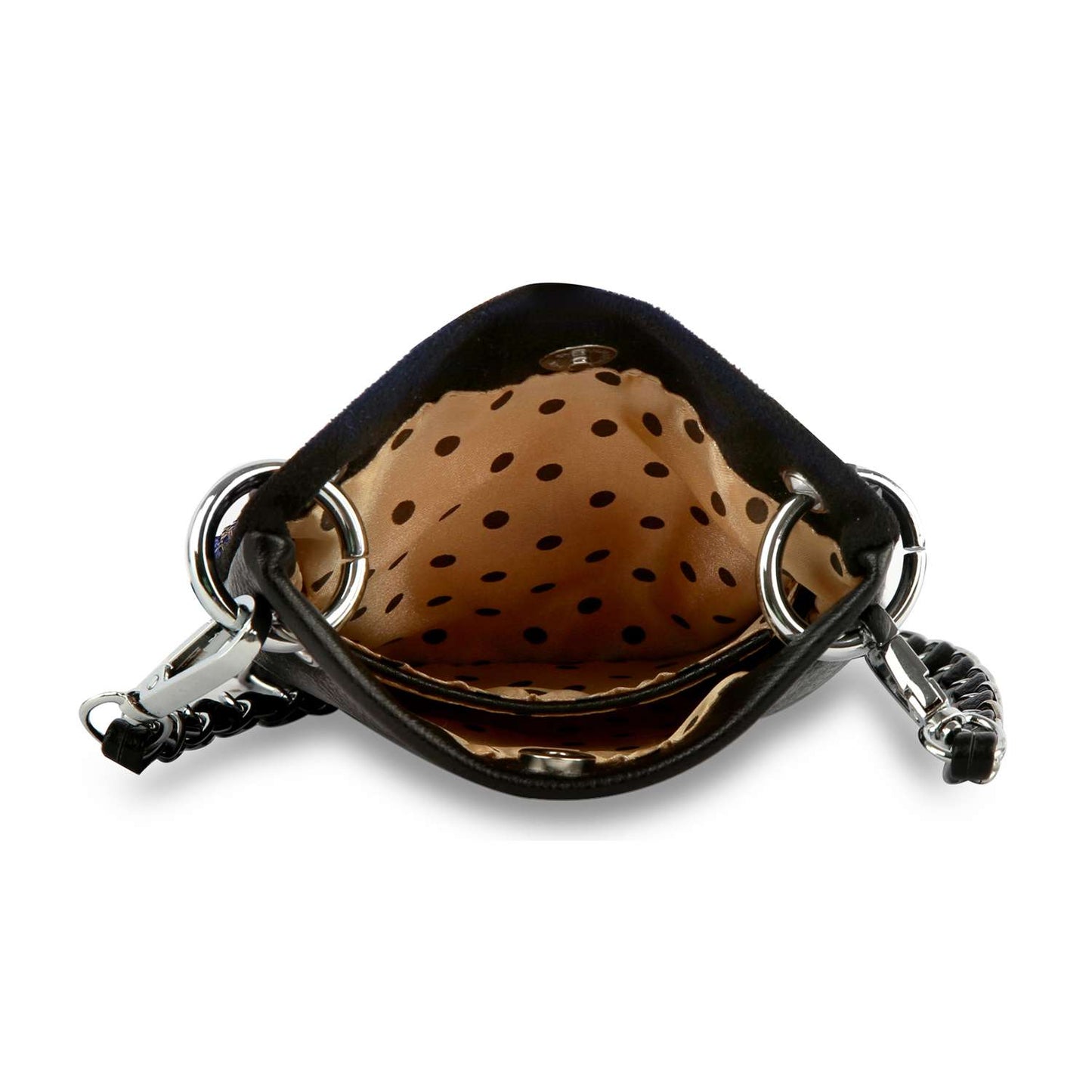 Rhinetone Spider Web Design Petite Crossbody Sling