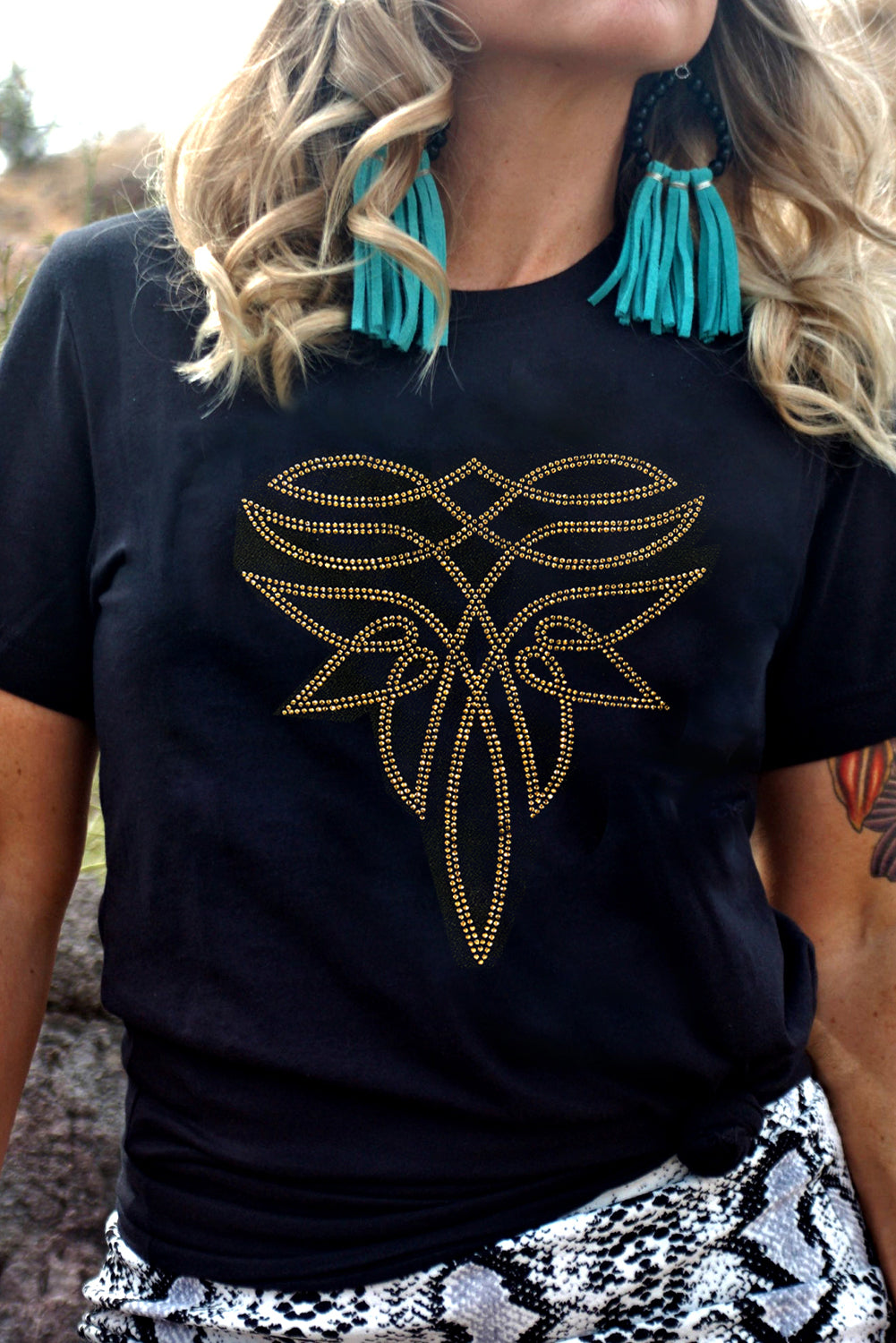 Rhinestone Western T-Shirt