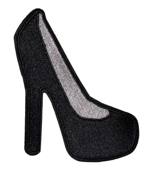 Embroidered High Heel Patches