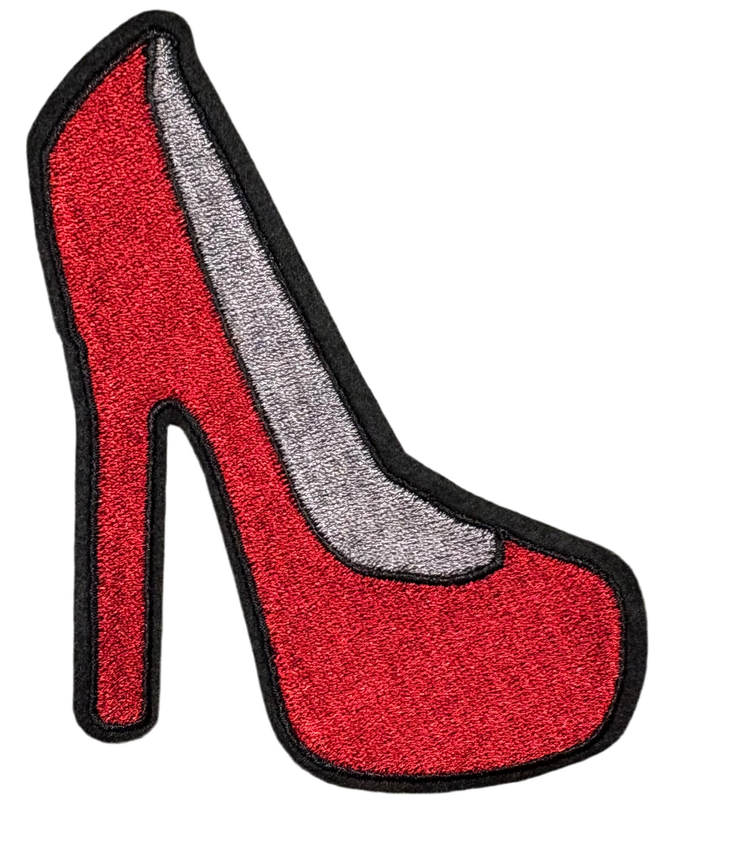 Embroidered High Heel Patches