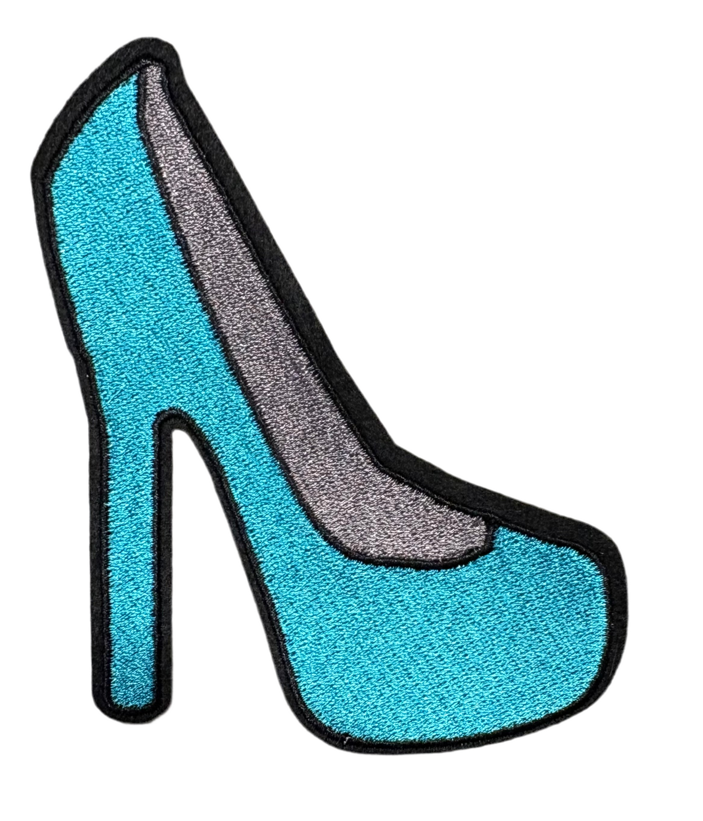 Embroidered High Heel Patches
