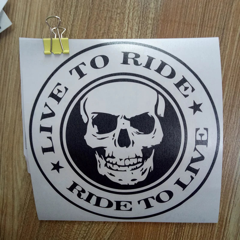 Live To Ride Decal