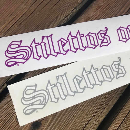Banner Style Decal 13.5"