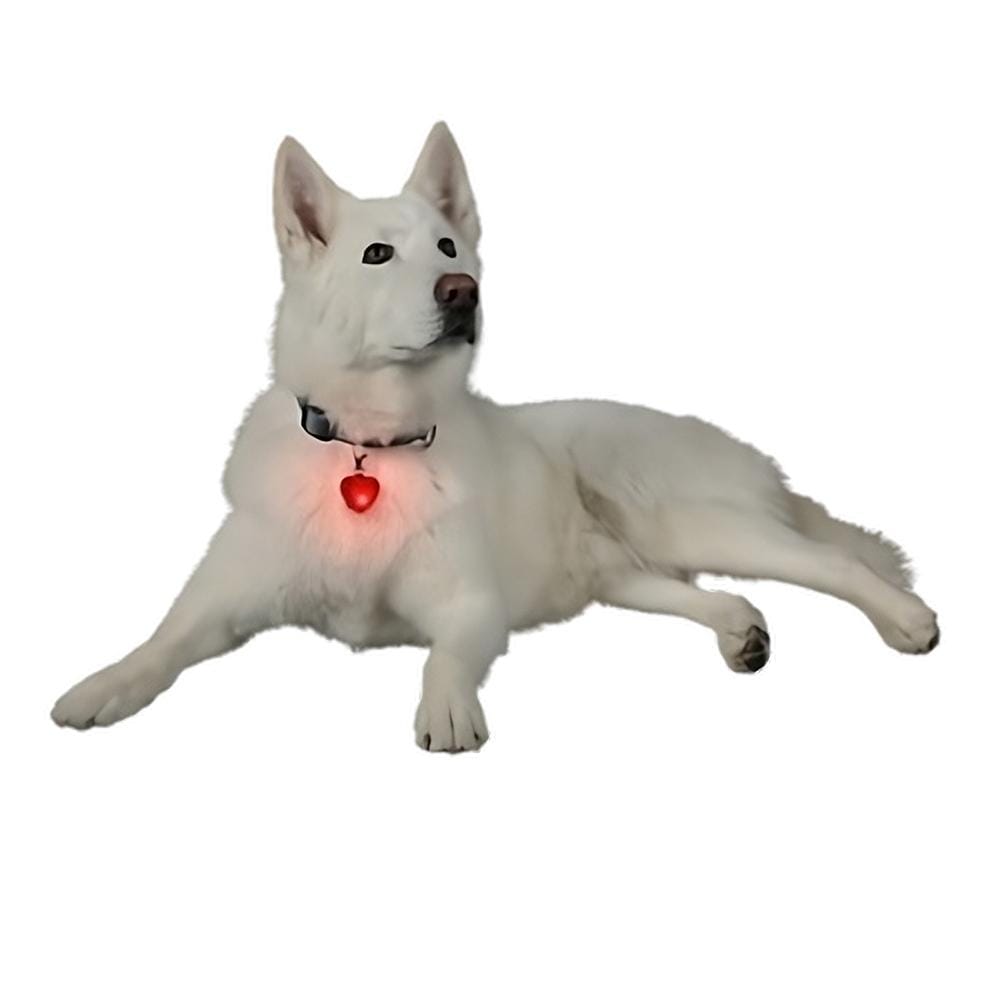 Red Heart Personal Safety Emergency Keychain Set Flashlight Blinkers-3