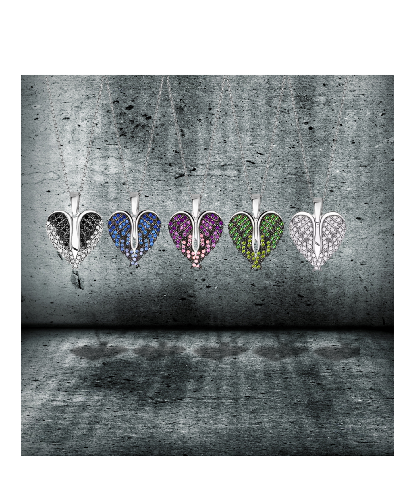 Crystal Wing Necklace