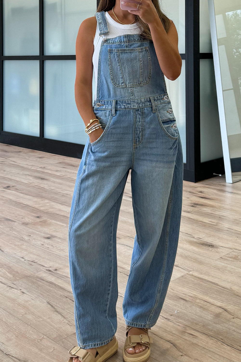 Denim Overalls