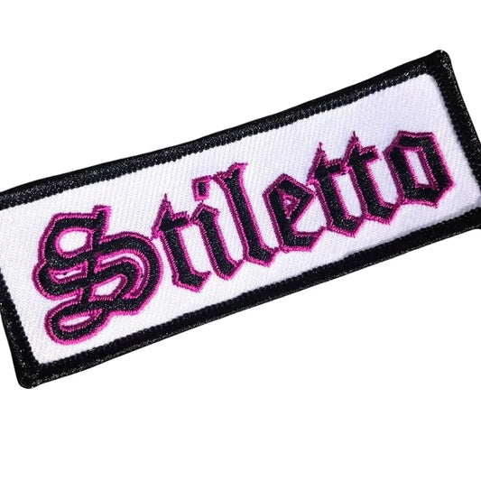 Stiletto Name Badge Patch