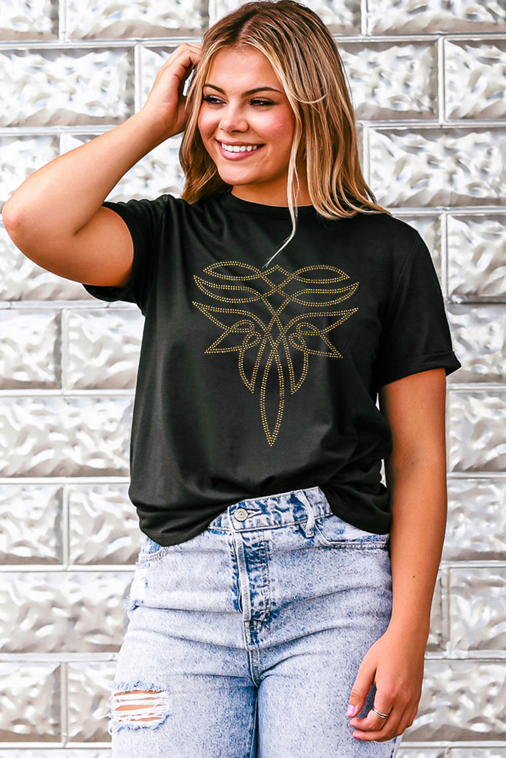 Rhinestone Western T-Shirt