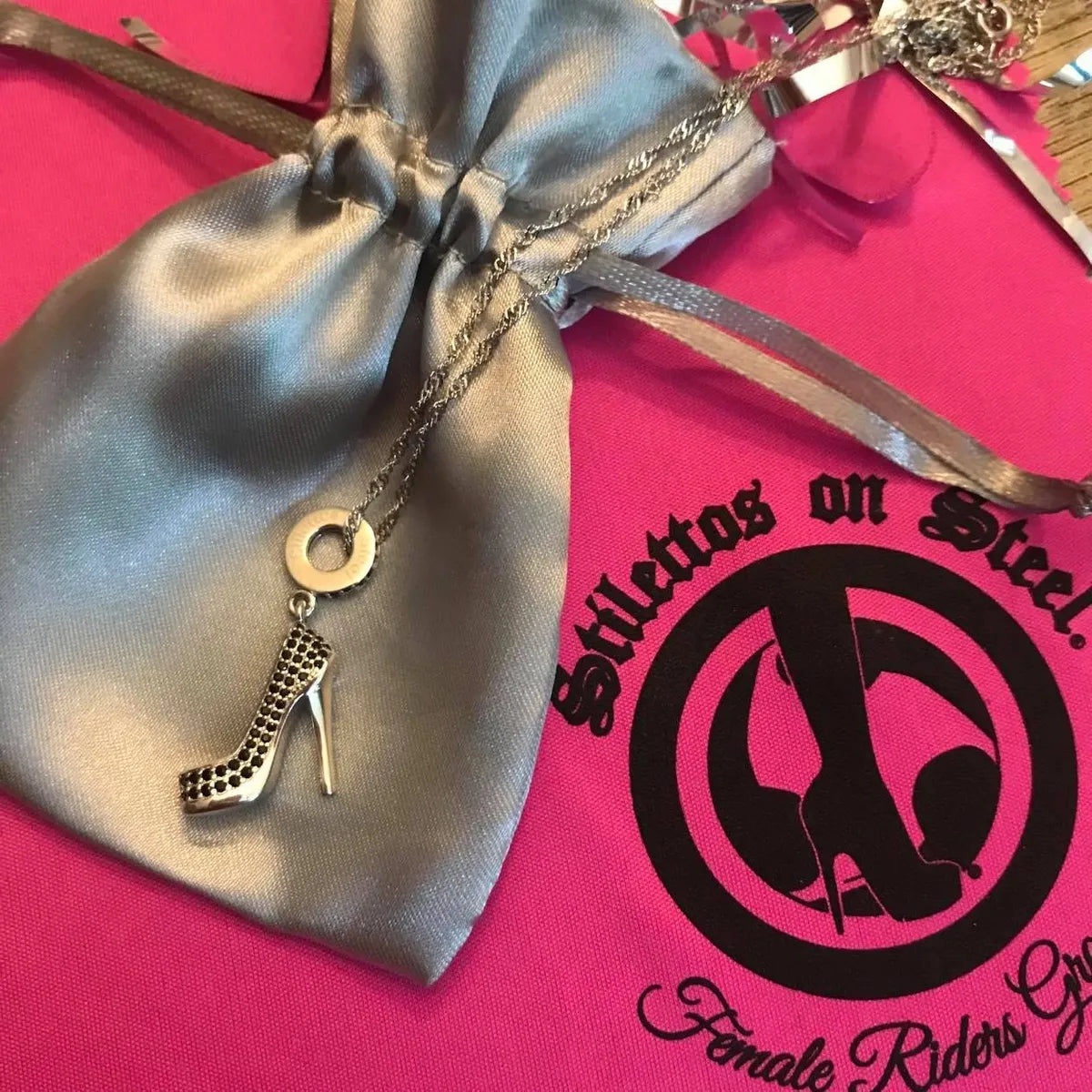 Engraved Stiletto Necklace