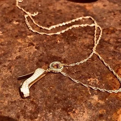 Engraved Stiletto Necklace
