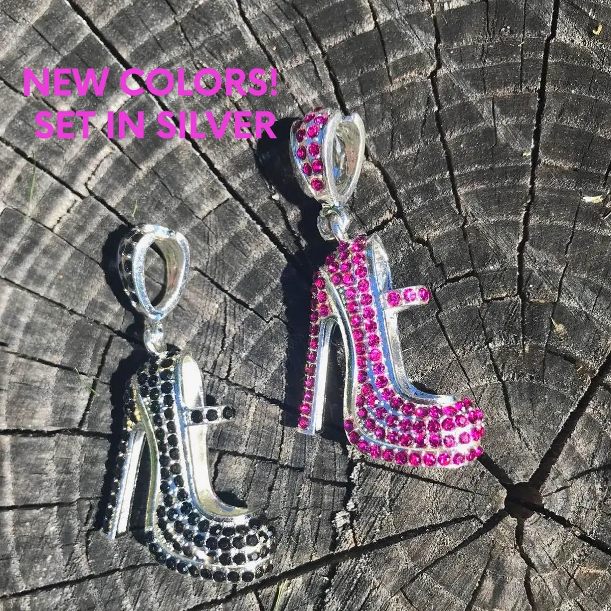Crystal Stiletto Pendant