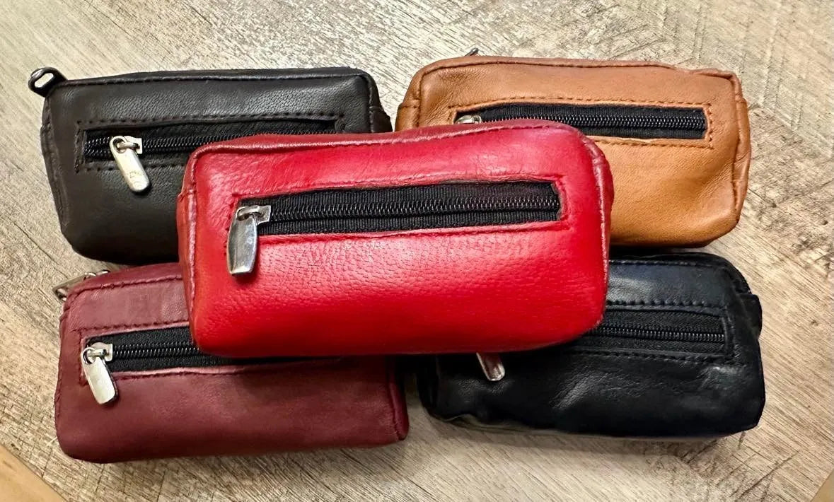 Leather Mini Zipper