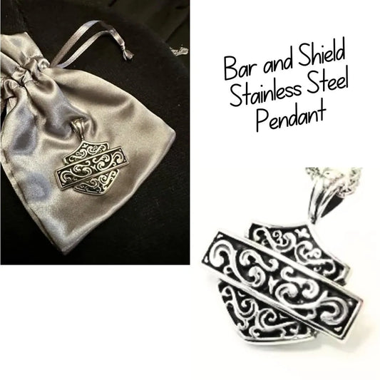 Bar and Shield Pendant