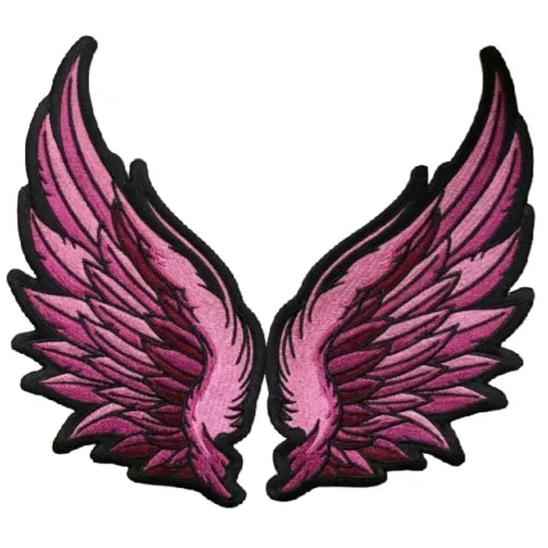 Embroidered Wing Patch Set