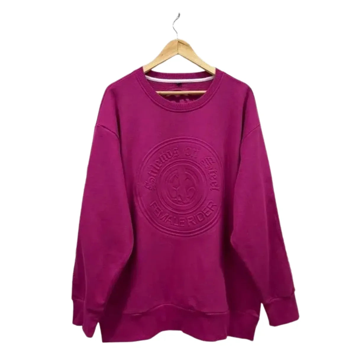 Embossed Crewneck Sweatshirt