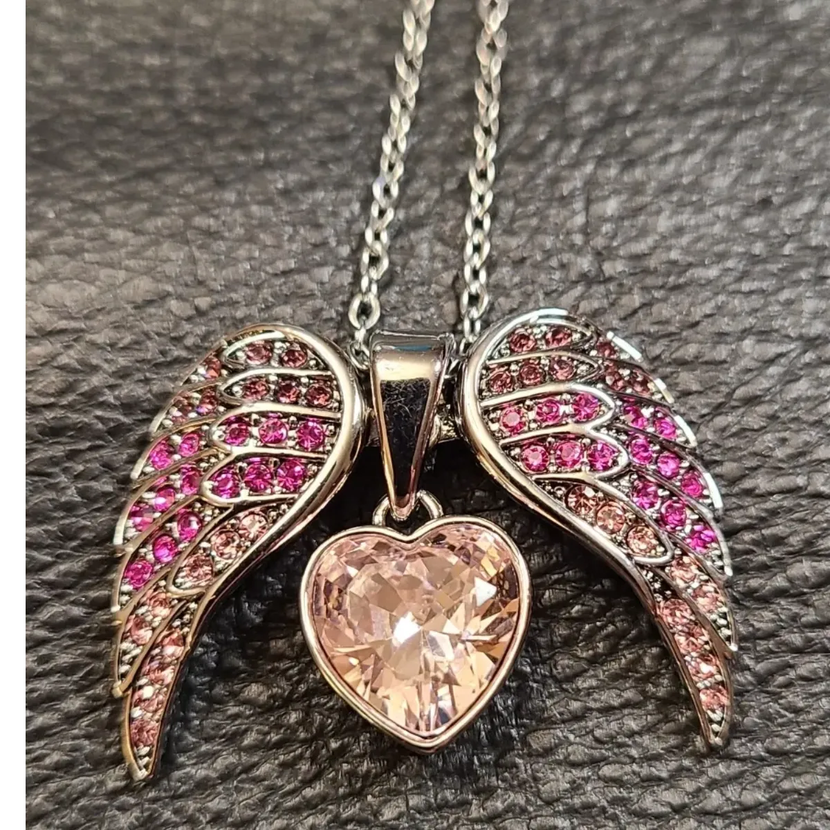 Crystal Wing Necklace