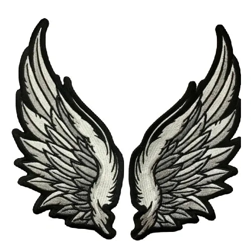 Embroidered Wing Patch Set