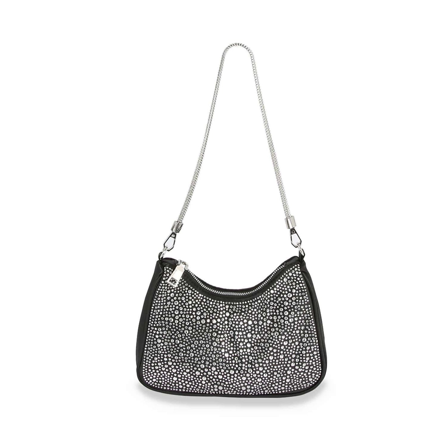 Rhinestone Sparkler Hobo Handbag