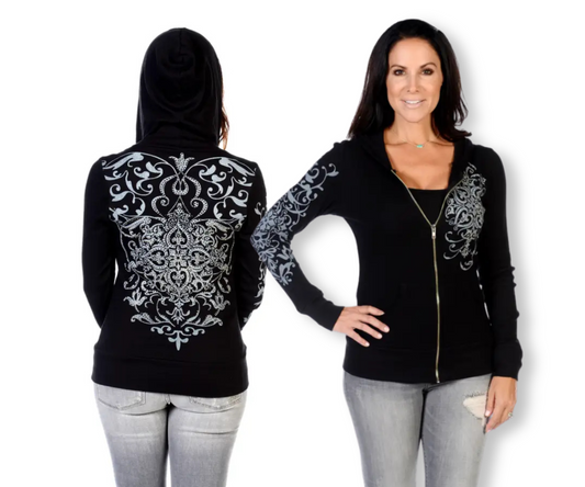 Crystal Filigree Hoodie-Liberty Ware