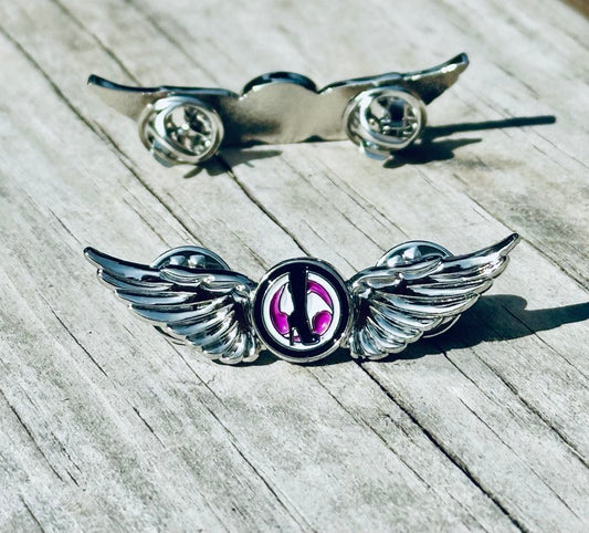 Winged Stiletto Pin