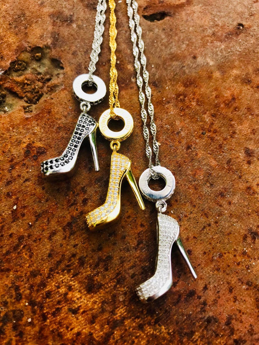 Engraved Stiletto Necklace