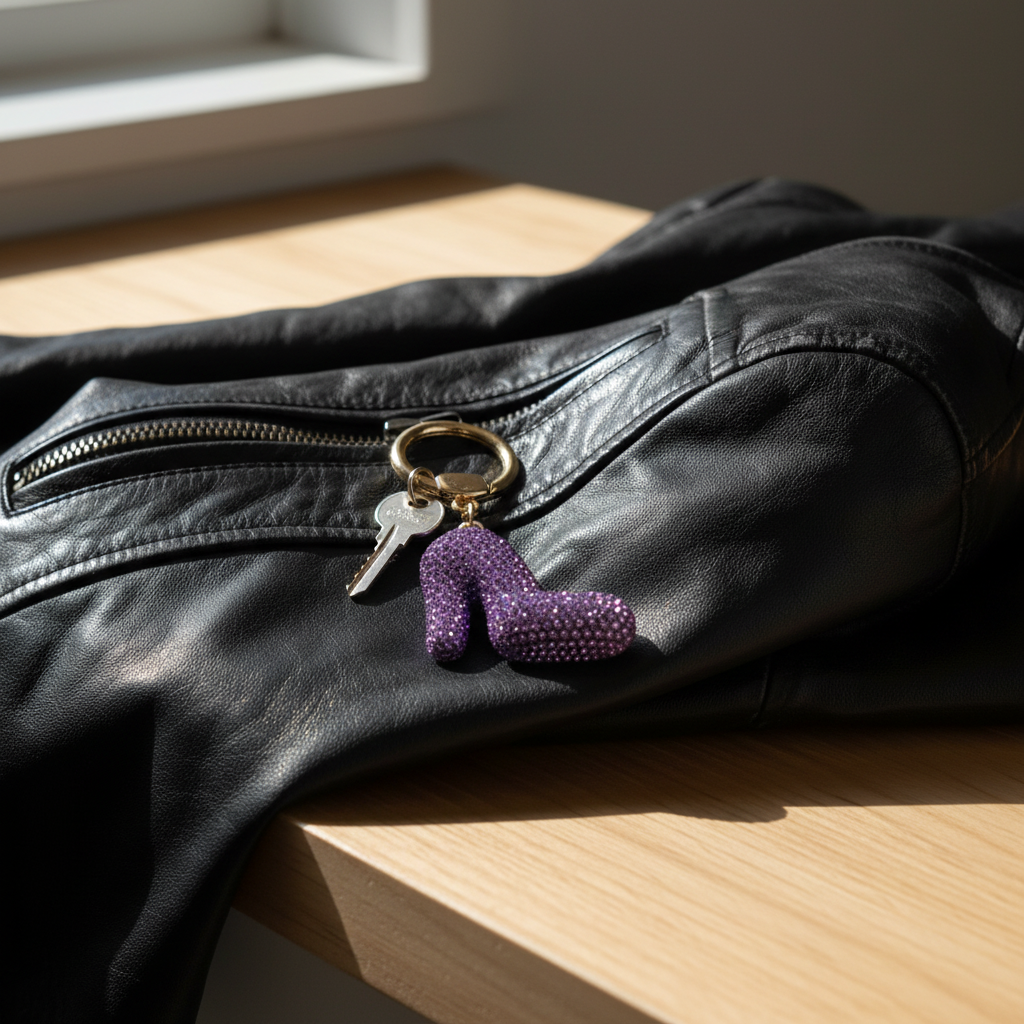 Mini Crystal Stiletto Keychain