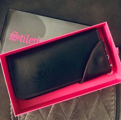 Embossed Wallet with a Chain