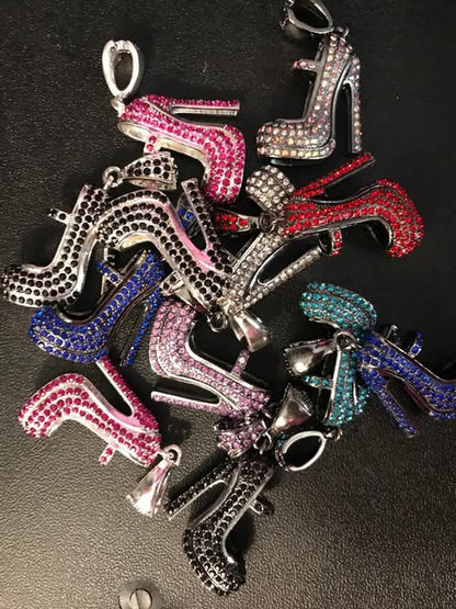 Crystal Stiletto Pendant