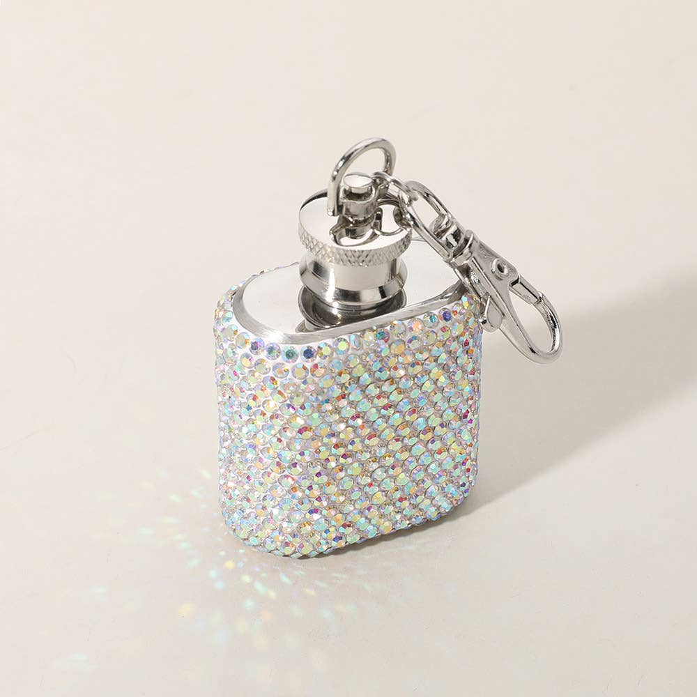 Mini Flask Keychain Charm