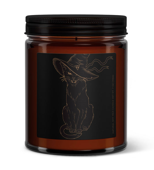 Black Cat Candle
