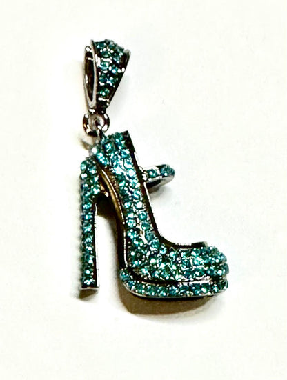 Crystal Stiletto Pendant